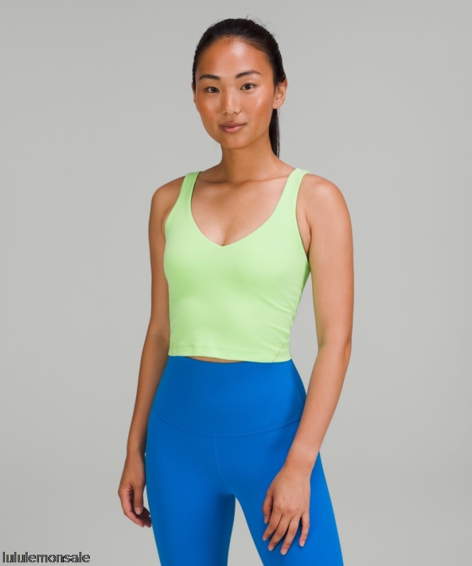 Lululemon Damen DELULU149 | Scream Green Light Align Tanktop